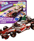 Remote Control F1 Car Kit With 3D Wooden Puzzle For Adults Do It Yourself Mechanical Model Kit Six Plus Hour Build Sleek Gift For Men Christmas Birthday, assembled RC car and box