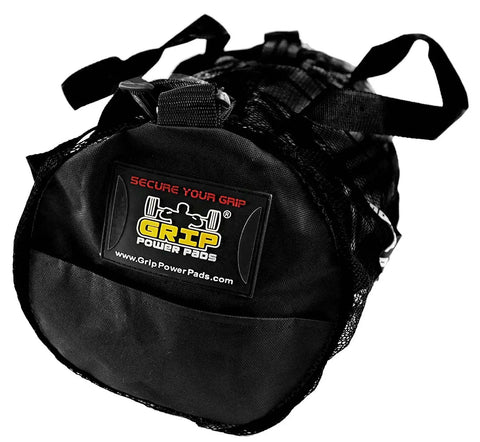 Breathable Mesh Gear Bag For Gym And Outdoor Life Heavy Duty Equipment Organizer With Quick Dry Airflow, shown with black mesh and logo.