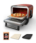 Woodfire Outdoor Pizza Oven 8 In 1 Portable Electric Roaster Heats Up To 700 Degrees Fahrenheit 5 Artisan Pizza Settings
