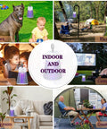 Image collage of a Rechargeable Mosquito Zapper For Home And Camping With UV Purple Light Electric Insect Trap in various settings.