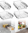 Top Shelf Heavy Duty Telescopic Drawer Slides And Smooth Operator Cabinet Pull Out Tracks For Kitchen Bedroom Storage Game Changer With Rock Solid Zero Friction Glide And Built Tough Construction displayed in various angles.
