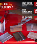 20 Pack Welding Coupons Set For MIG TIG Arc Stick And Wirefeed Practice, 2 By 4 By One Eighth Inch Mild Steel Coupons