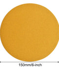 6-Inch No-Hole Hook And Loop Sanding Discs 180 Grit For Automotive And Woodworking, Random Orbital Sandpaper, product image.