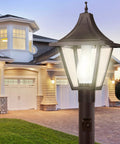 Outdoor Dusk To Dawn Photocell Sensor With Ezee Change Plug For 3 Inch Lamp Posts Auto On Off Bronze Finish