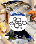 External Tooth Lock Washers M4 Serrated Locking Washers, Carbon Steel Heavy Duty Fasteners, applications, secure hold, vibration resistance