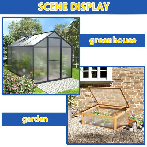 Twin Wall Clear Polycarbonate Panels For Greenhouse And Outdoor Garden Use 0.16 Inch Thick Sheets With 80 Percent Light Transmission The Go To Roof And Plant Stand Panels For Green Thumbs