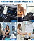 Vacuum Magnetic Car Phone Mount With 360 Degree Rotating Holder Strong Magnetic Grip For Car Gym Mirrors And Smooth Surfaces
