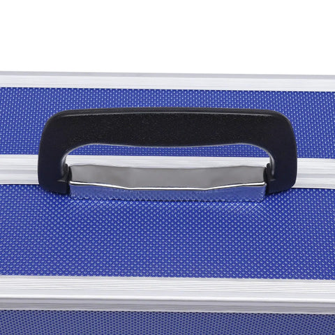 Close-up of the carrying handle on the case for the Magnetic Induction Dent Repair Tool For Cars With Digital Display 150KHz 1.38Kw Power Overheat Protection Portable Dent Puller Kit For Smooth Dents Pro Grade DIY Auto Body Repair