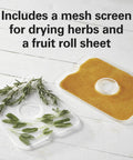 Digital Food Dehydrator With Five Stackable Bpa Free Trays And Adjustable Thermostat for drying herbs and making fruit leather.