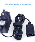 AC Power Charger Cord For Streamlight Stinger Flashlights 100V To 240V 6 Ft UL Listed Replacement Part 22311 with plug detail