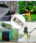 Half Inch Hose Reel Swivel With Grease Zerk Fitting, Pro Grade Heavy Duty 90 Degree Inlet Outlet in garden and car wash applications