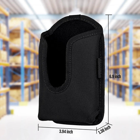 U Shaped Scanner Holster For Zebra Handheld Scanners With Rugged Metal Belt Clip Heavy Duty Thick Build Pocket Friendly Case