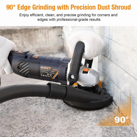 5 Inch Concrete Surfacing Grinder With 1500W Motor used for edge grinding on concrete surface