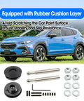 Heavy Duty Two Pack Quick Release Hood Latch 2 44 Inch Forged From Lightweight Aluminum Alloy with rubber cushion layer for slip resistance.