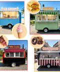 10 Foot Green Food Cart Trailer With Pullout Awning, Turnkey Grub Getter For Urban Hustlers, Dot Certified Mobile Kitchen Setup Ready To Roll With Professional Cook Station Included showcased at outdoor locations.