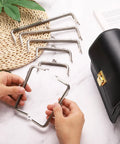 12 Pack Metal Purse Frames With Vintage Arch Kiss Lock Clasp Embossed Silver For Purse Making Handbags Coin Purses Clutches Frame Hardware Replacements