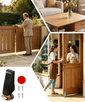 Kickass Heavy Duty Door Support Wheel Anti Sag Silent Roller For Interior Sliding Doors smooth closure and installation details.