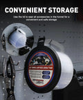 2026 Top Tier Coolant Bleeder Funnel Kit No Sweat Radiator Burping Aid securely stored on a pegboard for easy access.