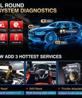 CRP123 V2.0 OBD2 Diagnostic Scanner For Engine ABS SRS And Transmission With Airbag Codes Oil Service Reset Throttle Relearn SAS