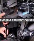 Seventy Piece Three Eighth Inch Drive Heavy Duty Impact Socket Set With Deep Sockets in use for automotive tasks