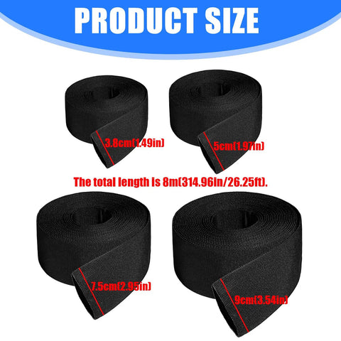 Heavy Duty Nylon Cable Protector Sleeve For Wire Harnesses sizes ranging from 3.8cm to 9cm in flexible braided design.
