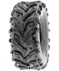 A024 25x10-12 ATV UTV Mud Trail Tire 6 Ply Heavy Duty All Terrain Grip For Mud Sand And Rocks On 12 Inch Rims