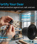 Upgrade Your Outdoor Space with These Durable Black Plastic Beach Umbrella End Caps Featuring Threaded Spiral Finial Design, Universal 24 Type Patio Umbrella Repair Kit Built Tough For Rain Resistant Performance In Any Backyard Or Garden Setting Perfect black polymer umbrella cap on repair pole