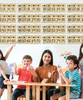 Travel Map Number Line Set From Negative 20 To Positive 120 For Math Class 29 Pieces With Adhesive Dots Classroom Decor displayed