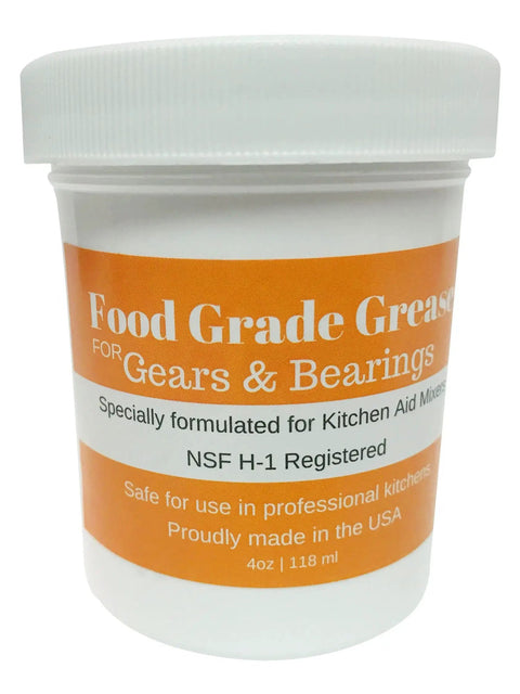 Food Grade 4 Oz Grease For Kitchen Stand Mixers With Totally Universal Compatibility jar, NSF H-1, made in USA