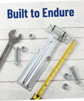 Heavy Duty Truck Door Hinge With Universal Fit For Semi Trailer Doors And Cargo Box Doors Anti Corrosion Finish And High Strength Steel For Easy Install On Your Workhorse Truck Body And Trailer Applications, with bolts and tape measure