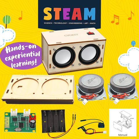 Build Your Own Bluetooth Speaker Kit For Kids And Adults Totally Fun Hands On Science Electronics Project With components