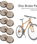 Disc Brake Pads For Bikes And Scooters Resin Pro Grade Semi Metal Quiet Braking Kit With Low Disk Wear Smooth Progressive Stop