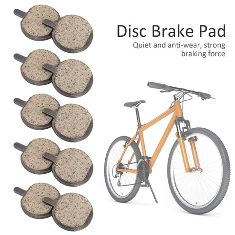 Disc Brake Pads For Bikes And Scooters Resin Pro Grade Semi Metal Quiet Braking Kit With Low Disk Wear Smooth Progressive Stop