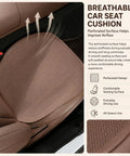 Breathable Car Seat Cushion Pad With Non Slip PU Surface For Mini Cooper SE Convertible And SUVs. Perforated design for improved airflow.