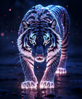 Diamond Painting Kit For Adults Beginners 5D Full Drill DIY Tiger Art Set With Dope Tools Stress Relief Craft Gift glowing tiger