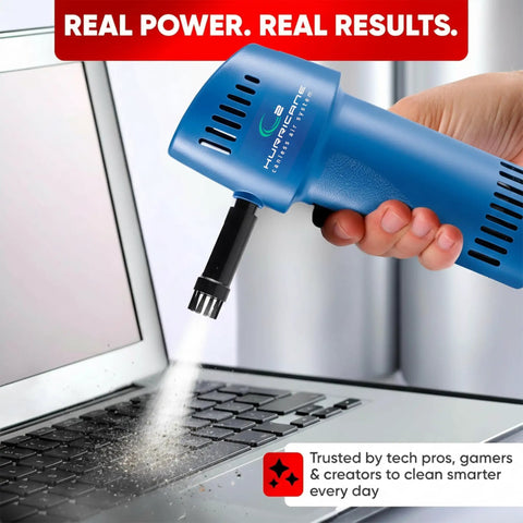 Powerful Cordless Air Duster With 200 MPH Blast Rechargeable Mini Blower For Computers Keyboards And Electronics Cleaning Ideal For Car Detailing Made In USA Durable Pro Level Cleaning Tool