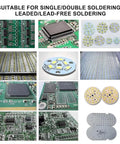Various PCBs showcasing soldering results with 3300W Automatic Reflow Soldering Machine With LCD Screen And Hot Air Circulation SMT Oven.