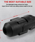 Rugged Protective Boot For M18 FUEL One Half High Torque Impact Wrench 2767-20 And ONEKEY 2863-20 Snug Fit Guard