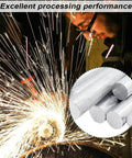 6061 Aluminum Round Rod 6mm Dia By 300mm Long T6511 Solid Extruded Rod in use, sparks flying, focused on precision machining.