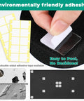Easy to peel environmentally friendly adhesive for mounting Heavy Duty Soundproof Foam Panels For Walls 4 Pack.