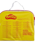 Kid Friendly 9 Piece Starter Set With Storage Tote And Four Modeling Cans for Arts and Crafts Ages 3 and Up Back To School Classroom Supplies and Preschool Toys That Travel Well, yellow Play-Doh carrying tote with zipper.