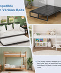 Heavy Duty Queen Bunkie Board Featuring Top Notch High Density Polymer Support With Dead Nuts Secure Straps For A Zero Fuss Low Profile Mattress Foundation That Delivers Rock Solid Stability Every Time with various bed types.