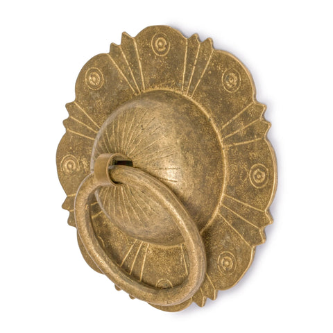 Brilliant Sun Brass Cabinet Pulls Set Of 2 4.5 Inch Wide Architectural Hardware For Modern Interior Design