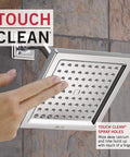 Dryden 14 Series Shower Trim Kit With Single Spray Touch Clean Head Chrome Finish T14251 Valve Not Included