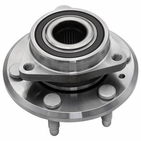 Front And Rear Wheel Bearing Hub Assembly Pair With Abs For 2008 Through 2017 Buick Enclave 2009 Through 2017 Chevy Traverse 2007