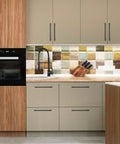 Kitchen with Matte Black 10 Inch Cabinet Handles Set Of 20 Stainless Steel Drawer Pulls For Kitchen Cabinets
