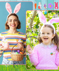 Grab These Fresh Forty Piece Easter Enamel Pins Bulk Collection Featuring Super Cute Spring Brooches With Classic Bunny Egg Carrot Designs used by woman and girl in festive outfits.