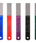 Color Coded Diamond Hone Set PAK5 For Knives And Tools Sharpening From Extra Coarse 150 Grit To Ultra Fine 1200 Grit hones shown