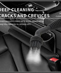 High Temperature Handheld Steam Cleaner With Cleaning Brush deep cleans car seat crevices