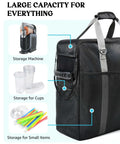 Ninja Slushie Machine Carrying Bag FS301 FS300 with front pockets for storage of cups and small items, durable black design